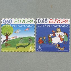 バチカン 2010年ヨーロッパ切手2種