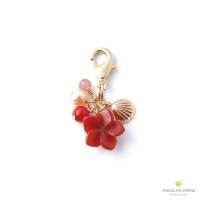 Red Flower Charm