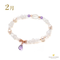 <img class='new_mark_img1' src='https://img.shop-pro.jp/img/new/icons14.gif' style='border:none;display:inline;margin:0px;padding:0px;width:auto;' />Precious Birth Jewelry 〜2月誕生石ブレスレット〜