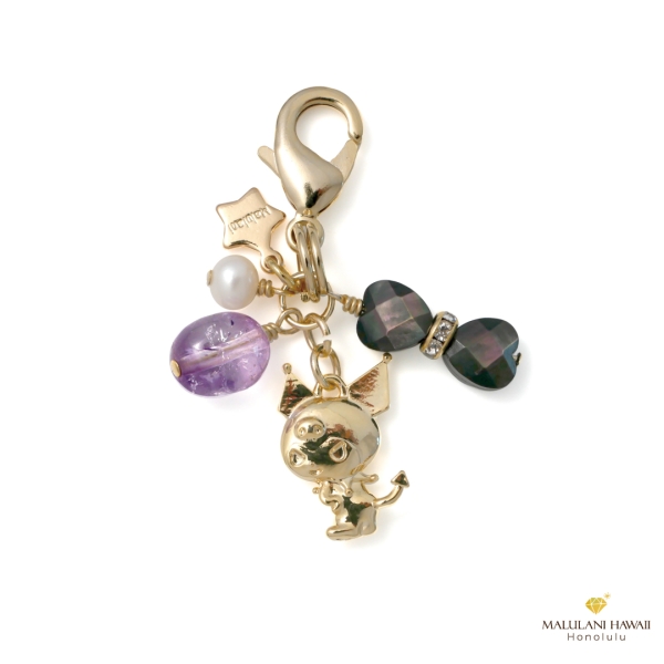ハローキティストラップ 金運・財運 - パワーストーンのMalulani Hawaii