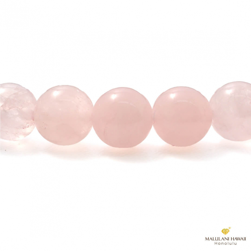 数珠ブレスレット】ローズクォーツ