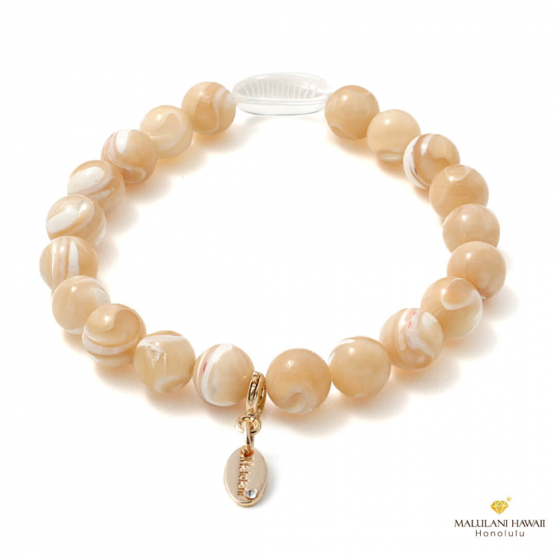 【白の祈り】白珊瑚とマザーオブパールブレス 白の祈り】白珊瑚とマザーオブパールブレス 数珠ブレスレット