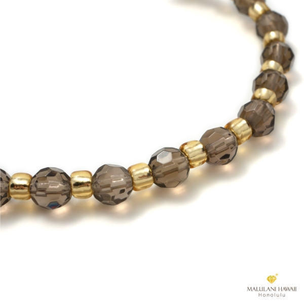 スモーキークォーツ】パワーストーン天然石アクセサリー｜ハワイ発ー