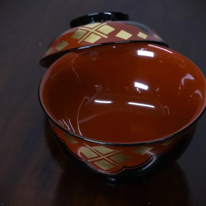 煮物椀（はそり）2個セット - 高級食器 秀衡塗 ギフト