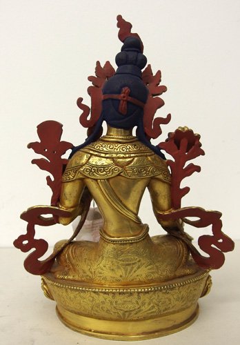 緑ターラー菩薩（グリーンターラー）仏像 d8 4 - カワチェンネットショップ