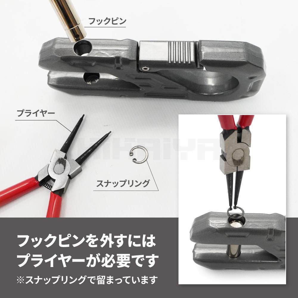 KIKAIYA フェアリード+フックセット ウインチ カーアクセサリー