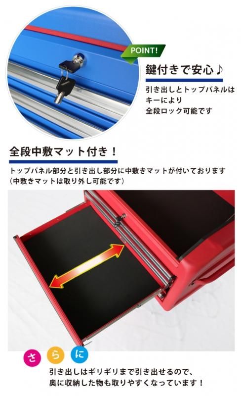 KIKAIYA ツールチェスト 4段 7段用 艶なし マットタイプ ツール KIKAIYA ツールチェスト 4段 7段用 艶なし マットタイプ ツール