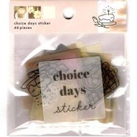 choice days sticker　ニュアンスモカ