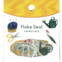 Designer's Flake seal　目覚まし時計のいない朝・花と針仕事<img class='new_mark_img2' src='https://img.shop-pro.jp/img/new/icons12.gif' style='border:none;display:inline;margin:0px;padding:0px;width:auto;' />