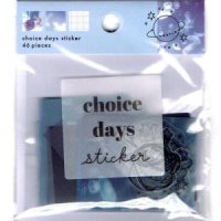 choice days sticker　ノクターンブルー