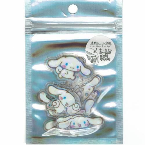 オーロラホログラムクリアフレークシール シナモロール