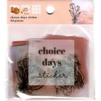 choice days sticker　スイートコーラル
