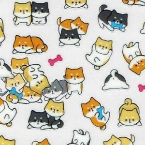 アニマルシールコレクション しばけん シール ステッカー専門店 シールプラザ14colors アニマルシールコレクション しばけん シール ステッカー専門店 シールプラザ14colors