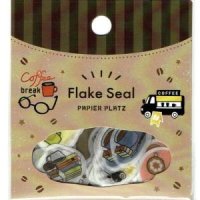 Designer's Flake seal　Coffee break<img class='new_mark_img2' src='https://img.shop-pro.jp/img/new/icons12.gif' style='border:none;display:inline;margin:0px;padding:0px;width:auto;' />