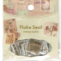 Designer's Flake seal　Ｓｑｕａｒｅ