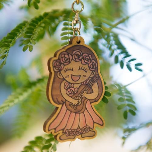 Hawaiianpaint KAN HULAKO キーホルダー - ハワイアン・セレクト