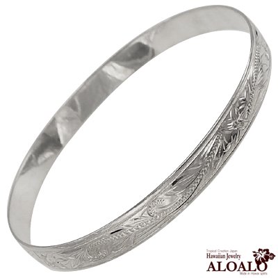 【ALOALO Hawaiian Jewelry】バングル　スクロールバングル mm/	b10478