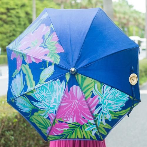 Atelier Non Non アトリエノンノン 日傘 晴雨兼用日傘 撥水加工仕様 重ねタイプ ブルーハイビスカス ハワイアン雑貨 プルメリアやハワイ植物の通販専門店 Lani Hawaii ラニハワイ Atelier Non Non アトリエノンノン 日傘 晴雨兼用日傘 撥水加工仕様 重ねタイプ ブルーハイビスカス ハワイアン雑貨 プルメリアやハワイ植物の通販専門店 Lani Hawaii ラニハワイ