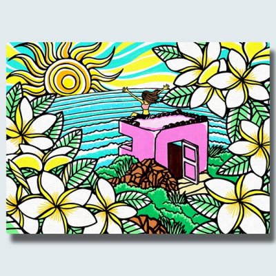 【Hawaii Lifestyle Club】アートパネル （Pink Pill Box）
