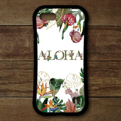 【Hawaii Lifestyle Club】iPhoneグリップケース（Aloha Leaves）