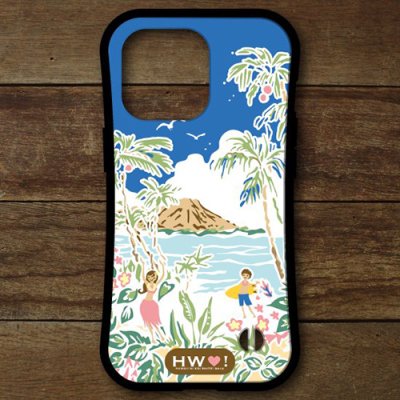 【Hawaii Lifestyle Club】iPhoneグリップケース（ハワ恋23/B）