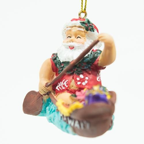 Pick the Hawaii】サンタオーナメント【CANOE】 ／HGCH-CF