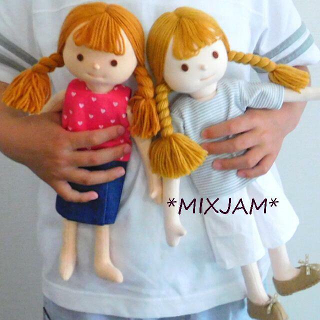 着せ替え人形について - 手作り 着せ替え人形 布雑貨 ミックスジャム