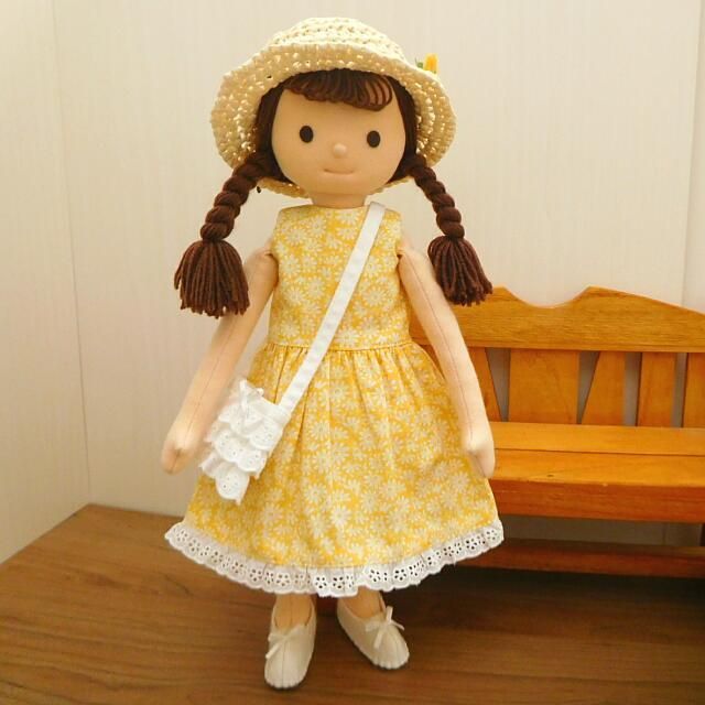ワンピース 黄色 花柄 支離滅裂