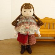 着せ替え人形 ニットケープ フレアパンツ 女の子 セット DB1-2 28cmサイズ