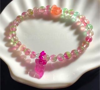 天赦日作品ほわほわトルマリン カザフスタン産ストロベリークォーツ 狐神様ピンクダイヤモンドオーラ Rainbow Hinata 天赦日作品ほわほわトルマリン カザフスタン産ストロベリークォーツ 狐神様ピンクダイヤモンドオーラ Rainbow Hinata