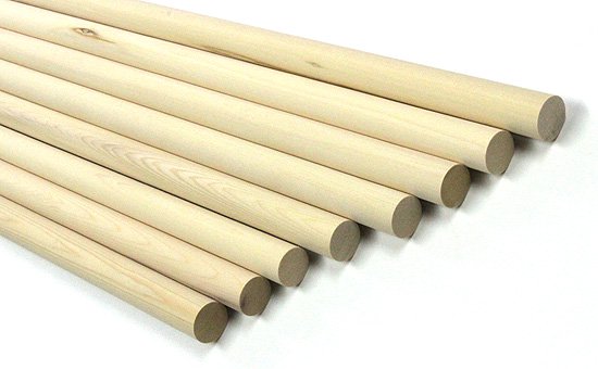 米ヒバの丸棒 - 木材・木工素材の通信販売 / DIY銘木ショップ