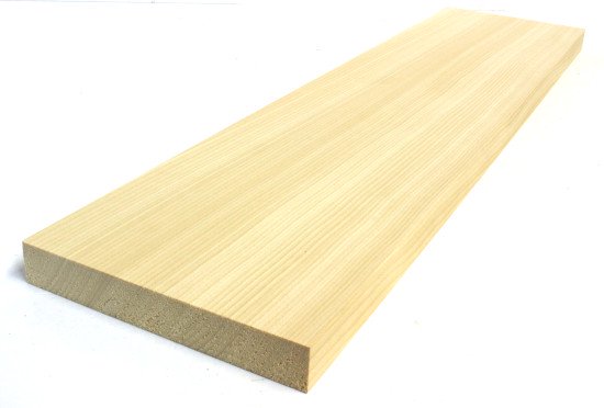 スプルースの仕上済み材 約14×58×2.1㎝ - 木材・木工素材の通信販売 