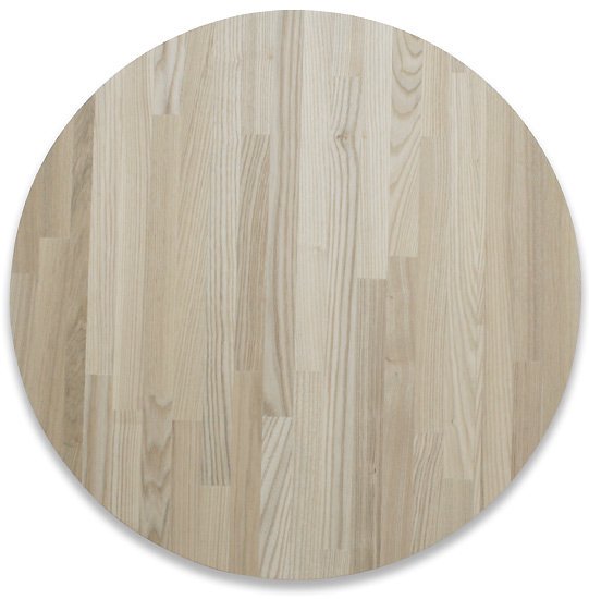 タモ集成材の円形天板 φ700 - 木材・木工素材の通信販売 / DIY銘木ショップ
