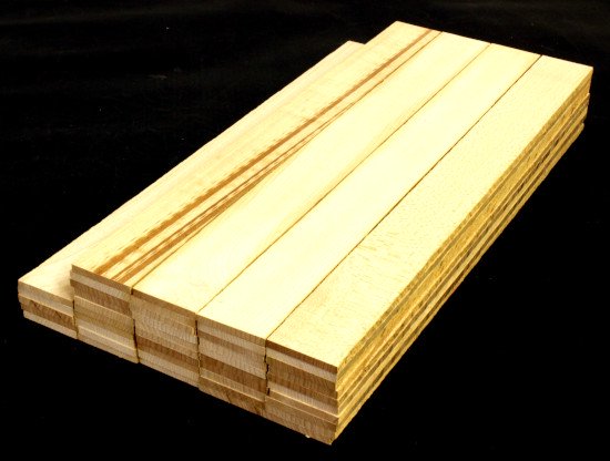メープルの薄板端材 45枚1組 - 木材・木工素材の通信販売 / DIY銘木ショップ