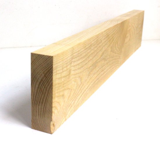 ホワイトアッシュの端材 13.5×71.2×4㎝ - 木材・木工素材の通信販売 