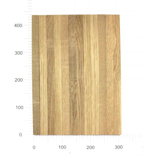 ホワイトオークの端材 12本1組 - 木材・木工素材の通信販売 / DIY銘木ショップ