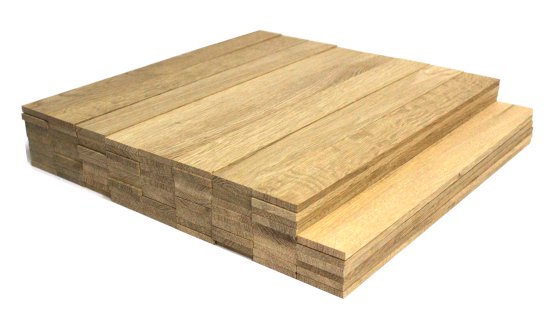 ナラの薄板端材 86枚1組 - 木材・木工素材の通信販売 / DIY銘木ショップ