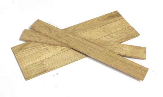 ナラの薄板端材 240枚1組 - 木材・木工素材の通信販売 / DIY銘木ショップ