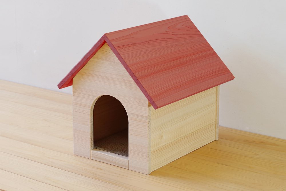 創造的な猫小屋枕元猫のそば何匹かの猫ひっかき板犬小屋這架猫箱屋寝室