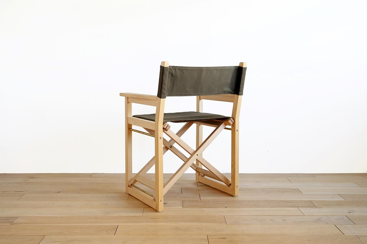 帆布チェア｜ディレクターズチェア｜無垢家具｜ヒノキクラフト