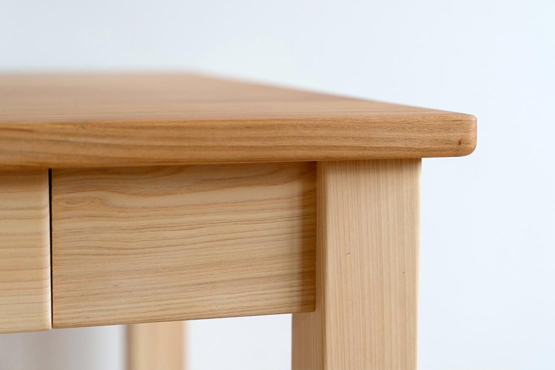 里山デスク［M］山桜天板20t｜学習机｜ひのき無垢家具｜ヒノキクラフト