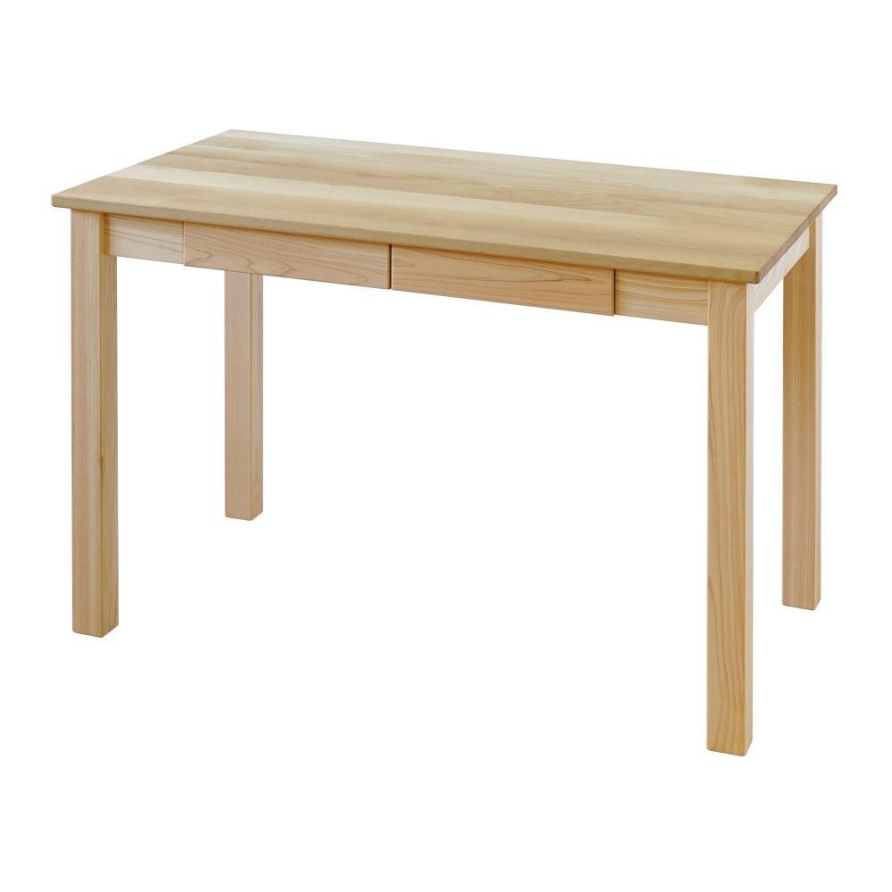 里山デスク［M］モチノキ天板20t｜学習机｜ひのき無垢家具｜ヒノキクラフト