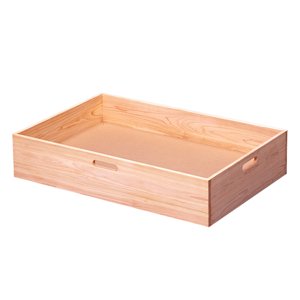 ベッド下の木製収納ボックス キャスター付き ひのき無垢家具 ヒノキクラフト