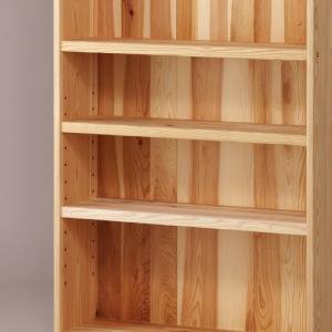 追加棚板 木製本棚 オープンラック 杉無垢家具 杉の本棚の棚板