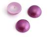 French vintage purple pearly cabochon 2/lot