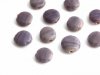vintage violet oval beads 8/lot