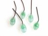 French vintage green givre drop glass on wire 4/lot<img class='new_mark_img2' src='https://img.shop-pro.jp/img/new/icons22.gif' style='border:none;display:inline;margin:0px;padding:0px;width:auto;' />