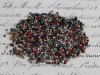 French vintage multicolor cut metal beads 5g/lot