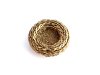 French vintage gold beaded button