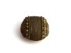 French vintage khaki decolative button